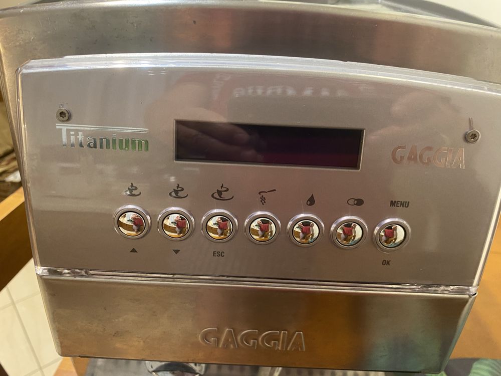 Uszkodzona Gaggia Titanium 2007 rok