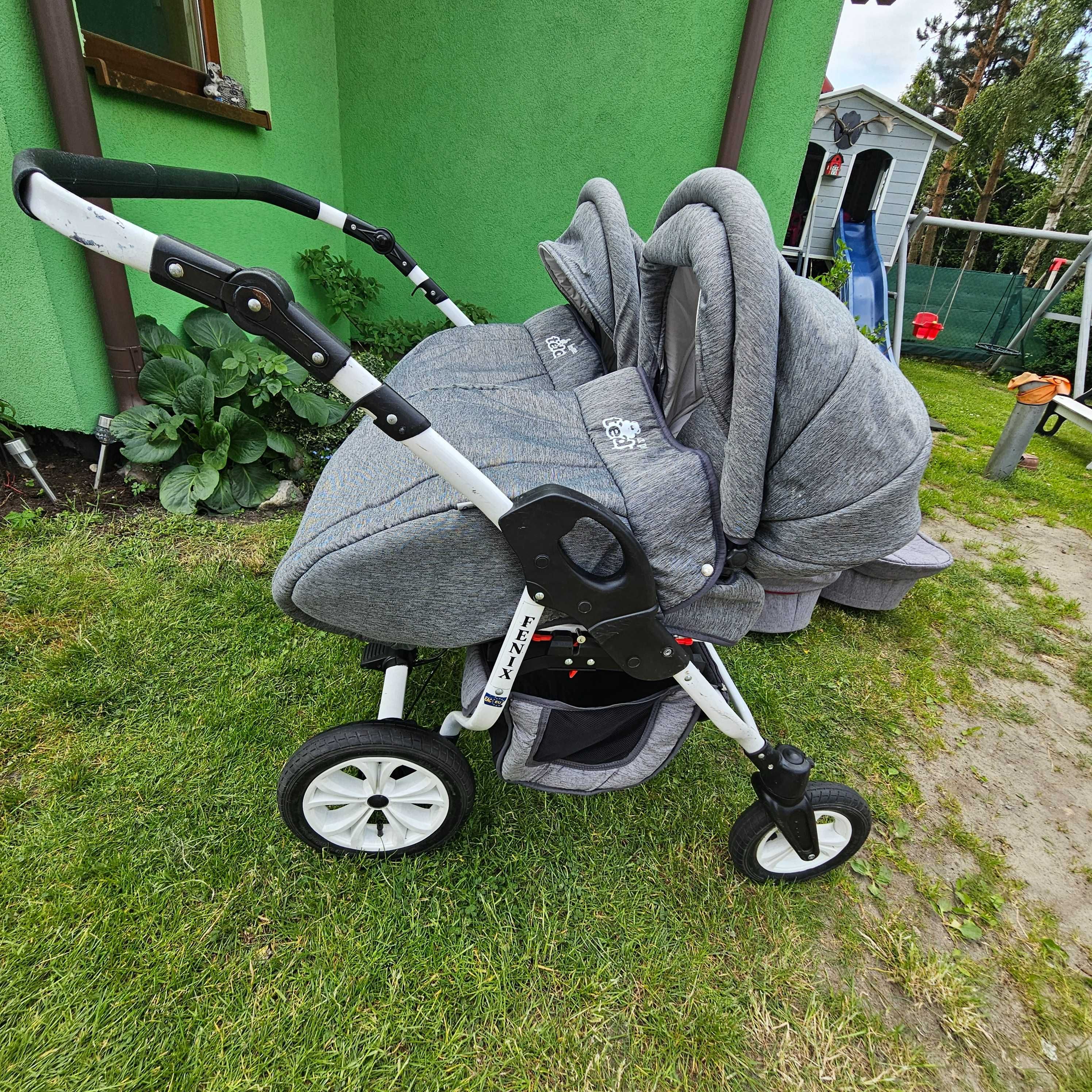 Wózek bliźniaczy 3w1  FENIX DUO PRIME