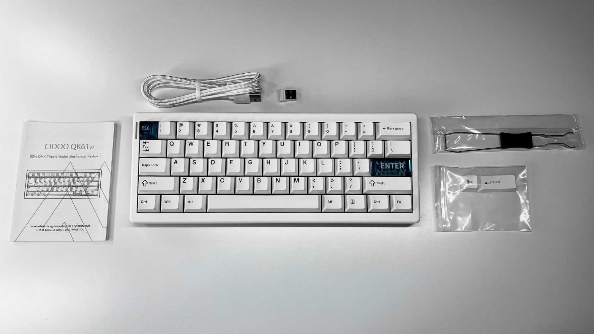 Cidoo QK61 v2 | Игровая беспроводная механическая клавиатура