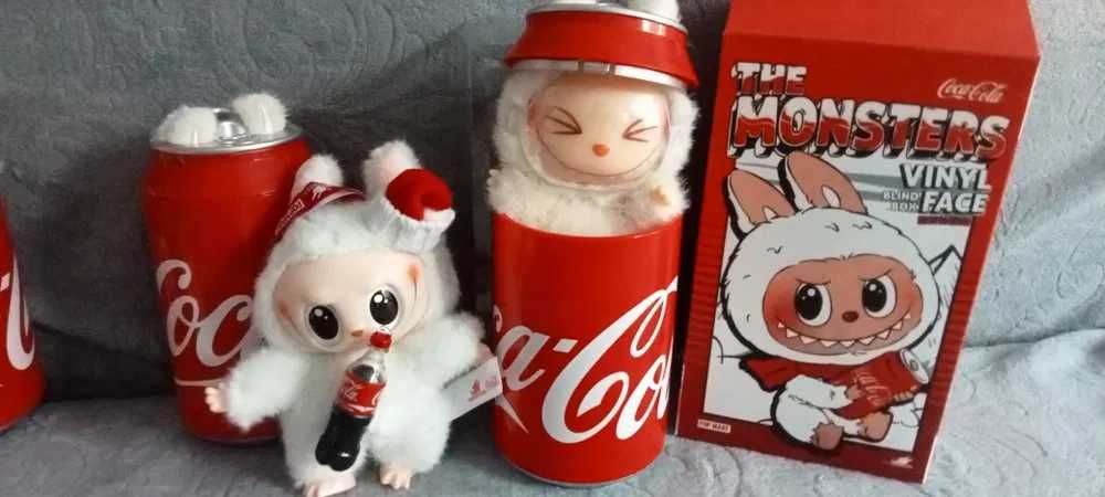 ОПТ\РОЗДРІБ Іграшка фігурка колекційна Лабубу банка кокакола CocaCola