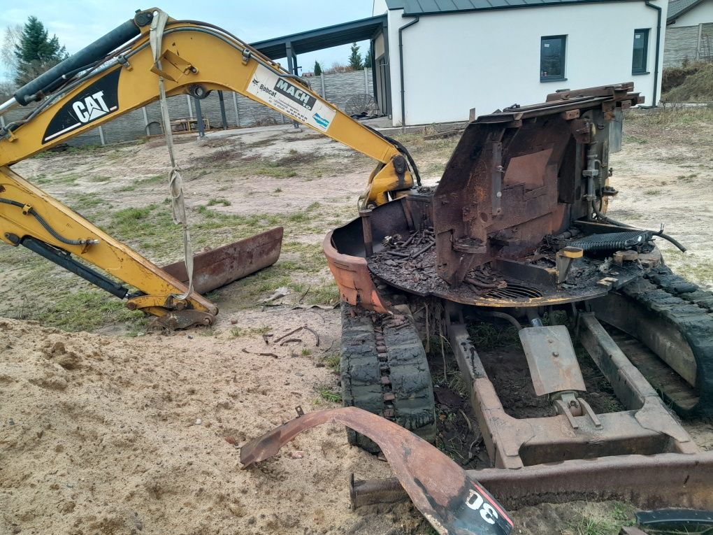 CAT 305, caterpillar cała na części, ramię, łyżka