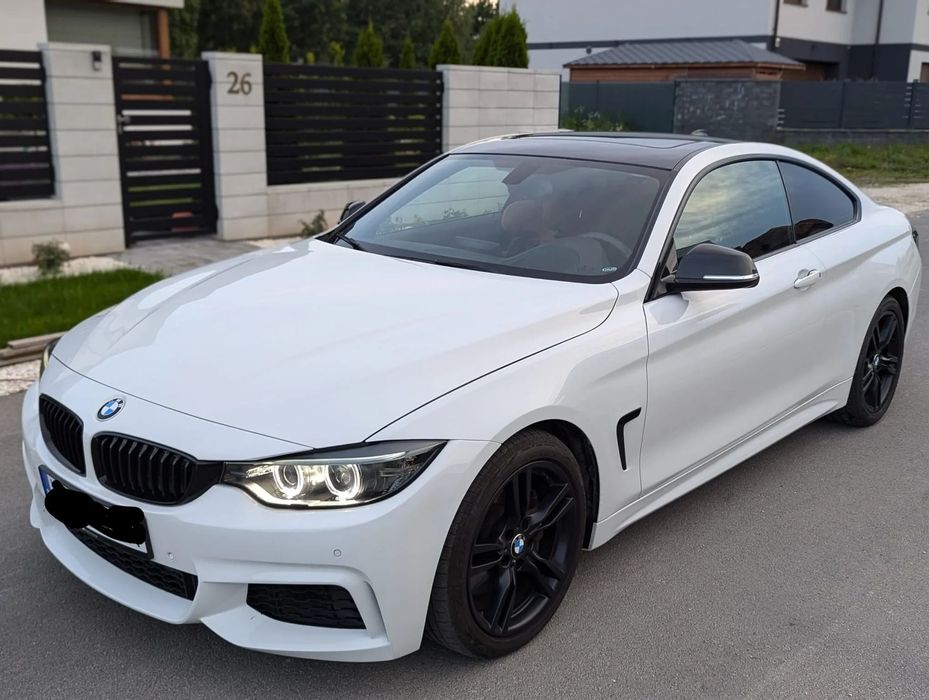 BMW Seria 4 BMW 435i Coupe M Sport 85tyś, stan idealny, Remus, Bilstein, VRSF