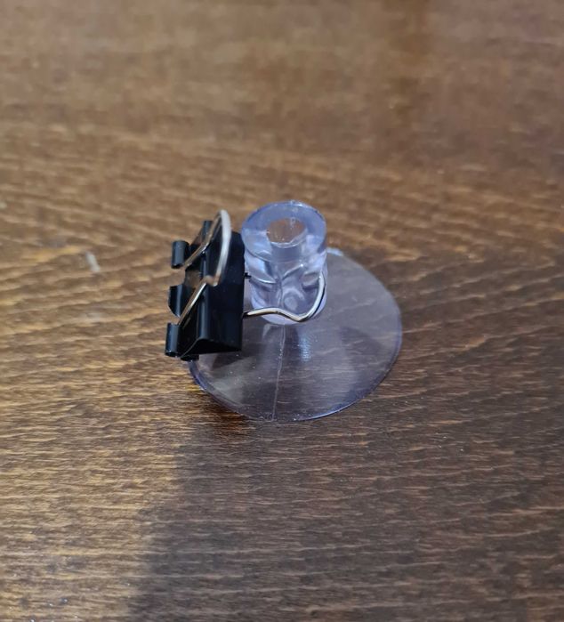 Присоска с зажимом