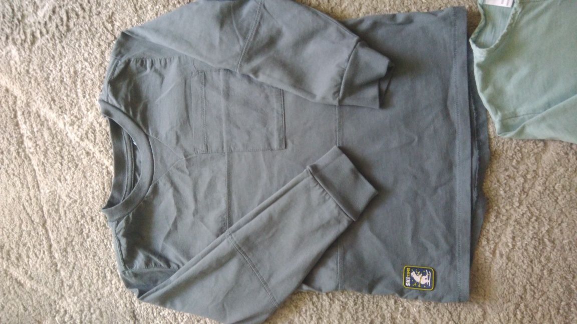 3 bluzki z długim rękawem longsleeve r. 110-116, Zara,Reserved gratis