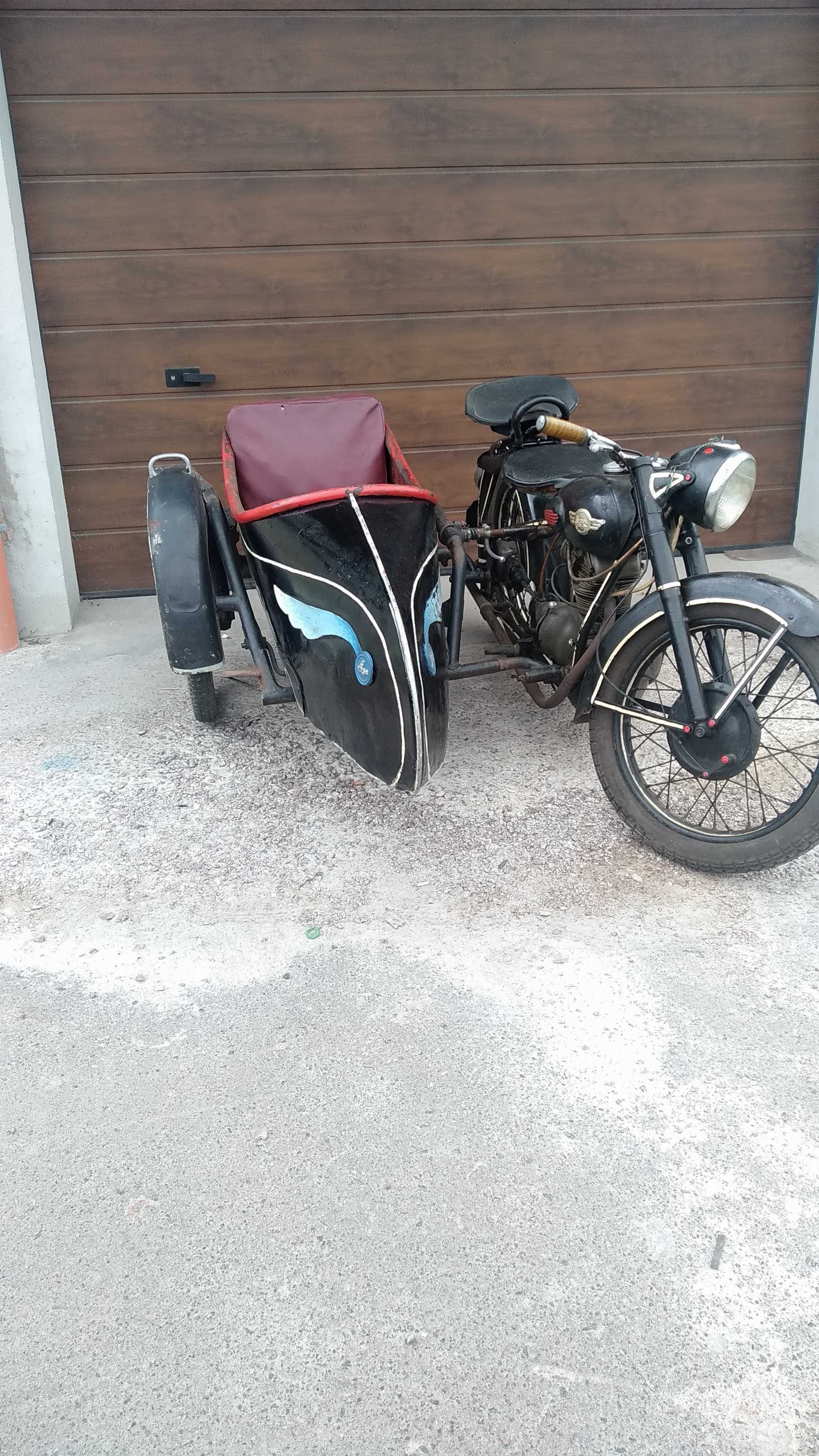 AWO 425 Simson 1955 рік випуску з коляскою Stoye