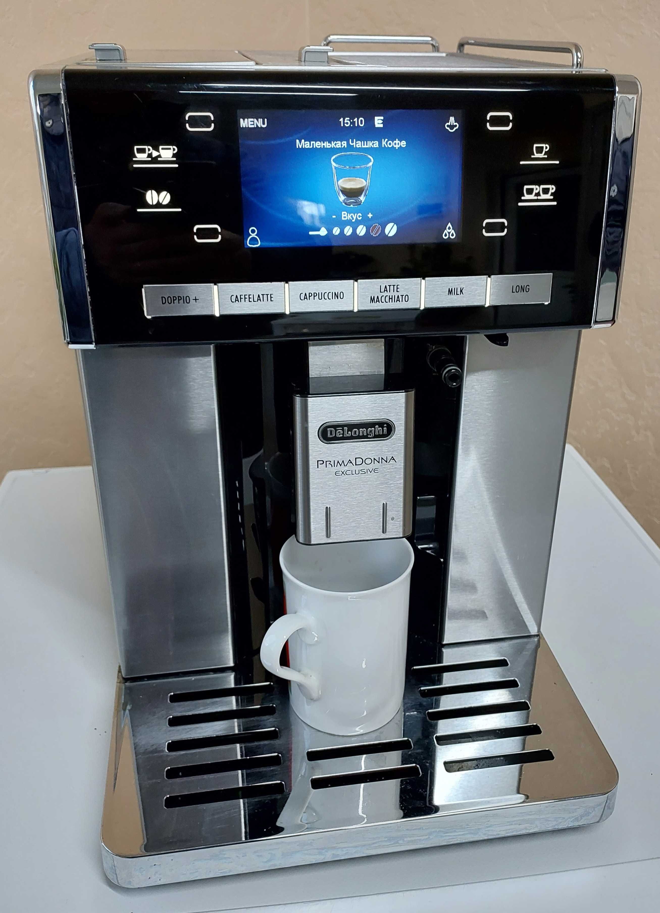 Кавоварка кавомашина DeLonghi ESAM 6900 M PrimaDonna Exclusive