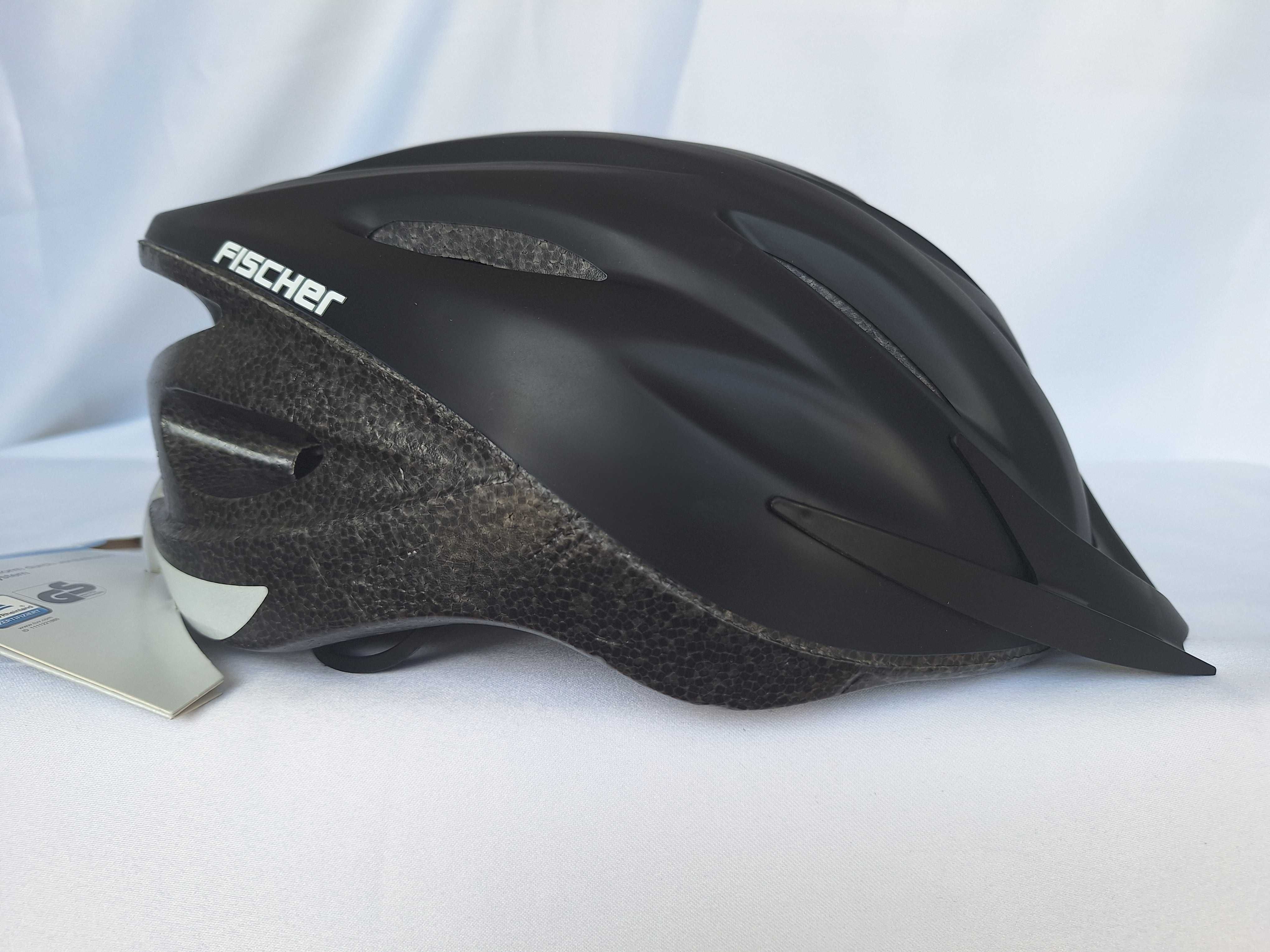 Kask rowerowy Fischer Helm FZ-016 Fahrad Black Matt L 58-61cm