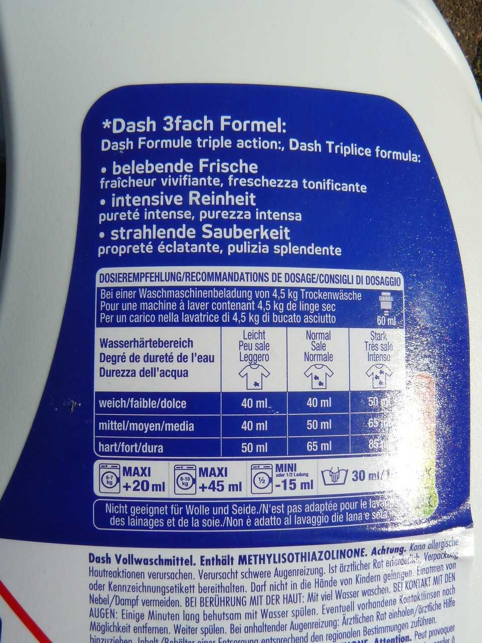 Okazja Dash Alpen Frische Universal Żel do Prania 100p 5L.