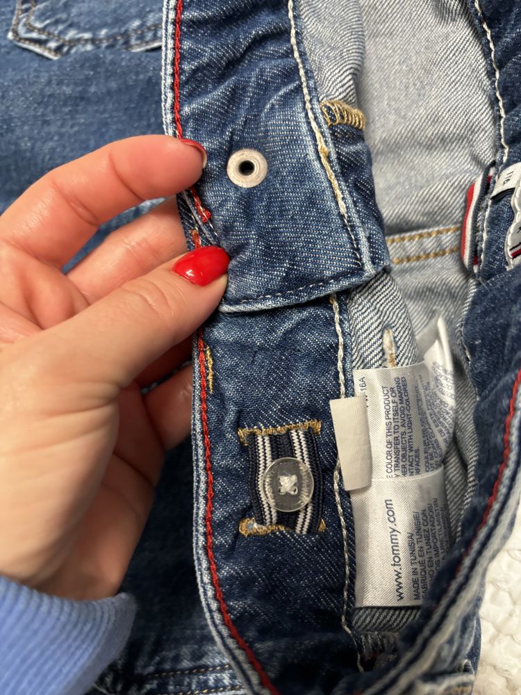 Tommy hilfiger spódniczka jeansowa mini modna 116 6l