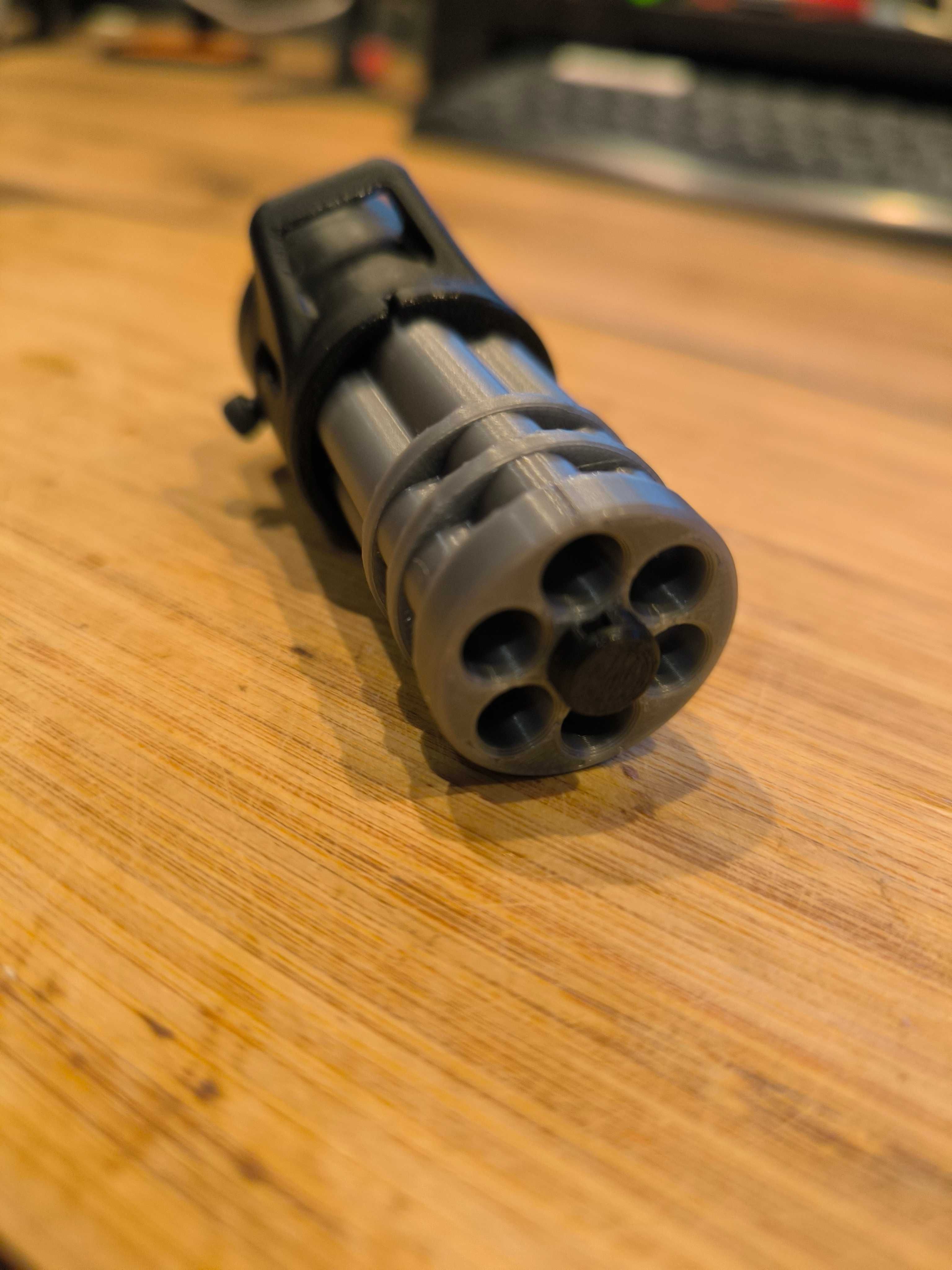 Brelok MiniGun (druk 3D)