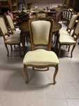 Stylowy Rozkładany Stół 6 Krzeseł 8 osób Meble Stylowe Włoskie Italy