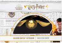 Harry Potter - porta-chaves snitch de metal, em caixa - 12 cm - NOVO