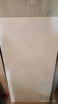Gres szkliwiony Tubądzin Domino Remos White MAT 59.8cm x 119.8cm, Gat1