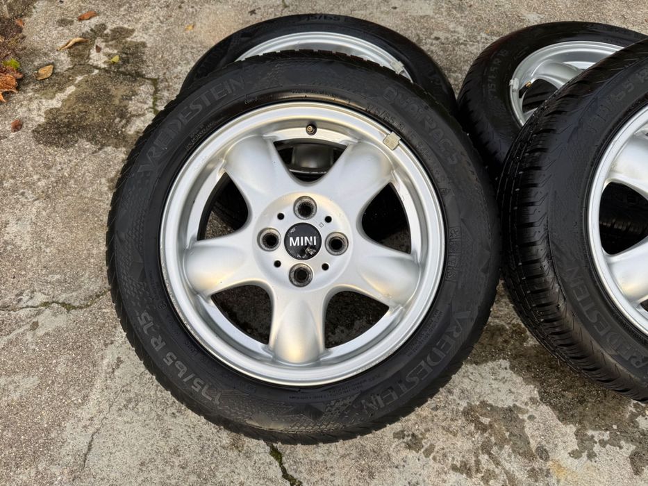 Jantes 15 4x100 Mini Cooper One com pneus