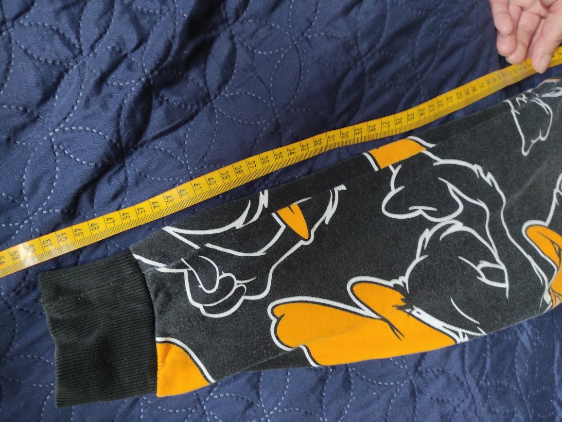 Czarna bluza z kaczorem.100% bawełny