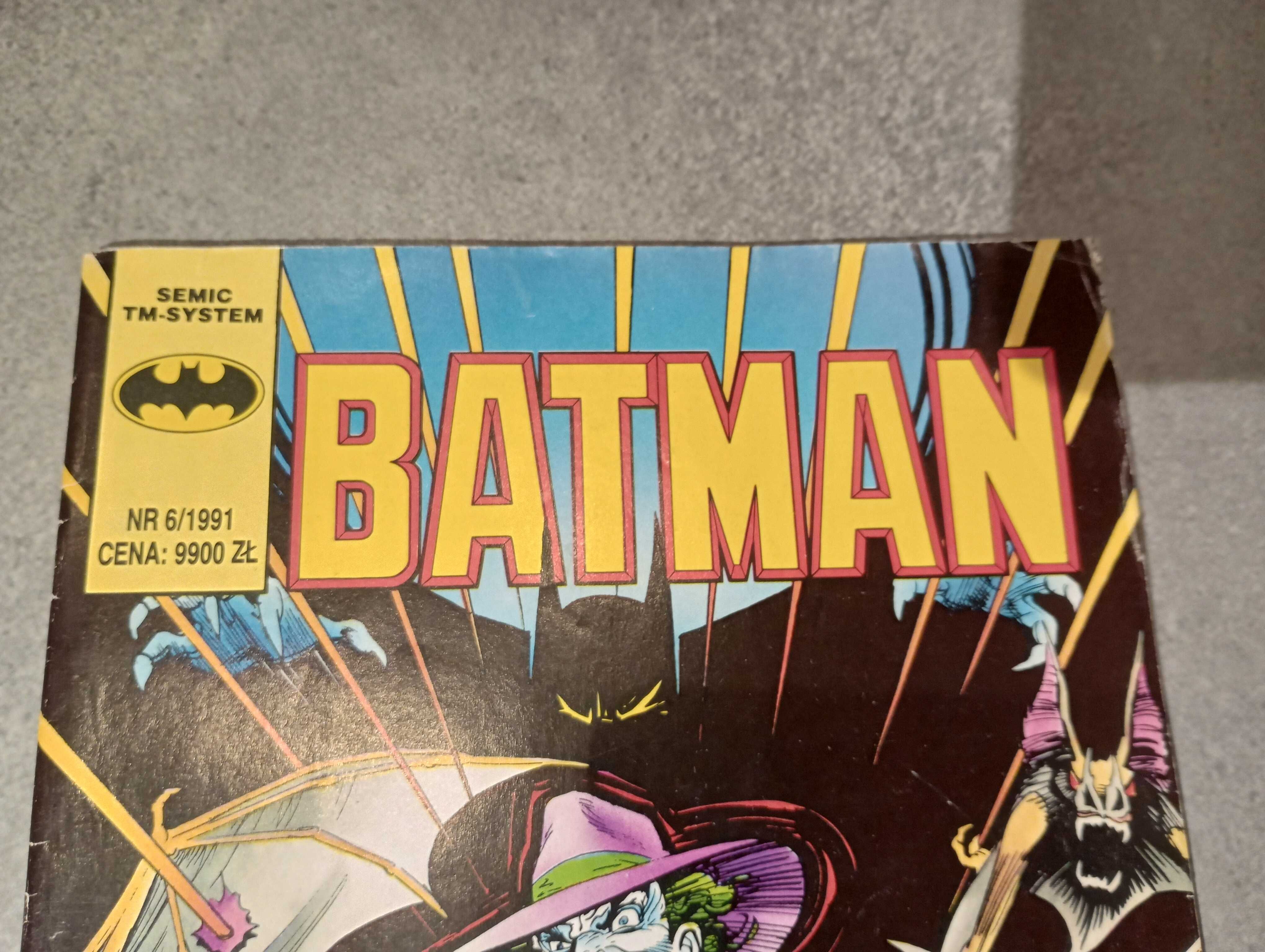 Batman nr 6/1991 rok wyd. Tm-Semic "Czyżby znowu Joker?" Komiks PRL