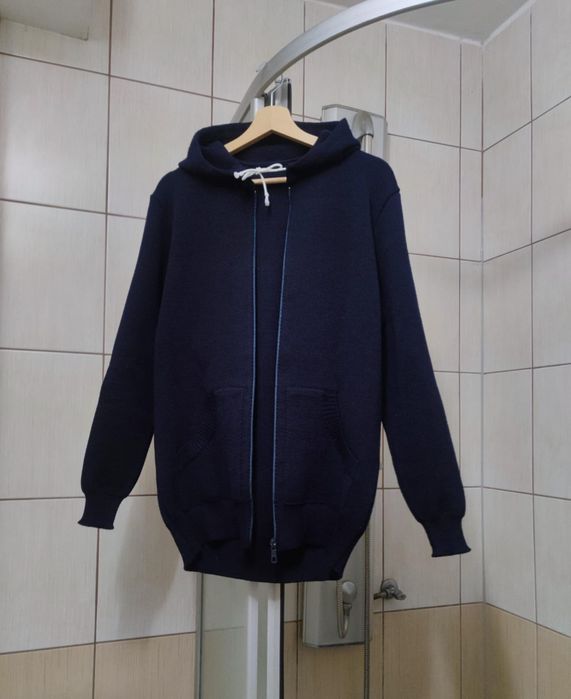 sweter bluza sweterek męski XL kardigan męski niebieski granatowy rozs