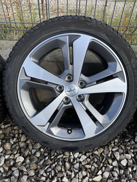 Koła Felgi Peugeot R17 5x108 + Opony Wielosezenowe 225 45 R17 2024r