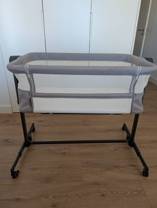 Berço co-sleeping Kinderkraft Neste UP 2 — como novo + acessórios
