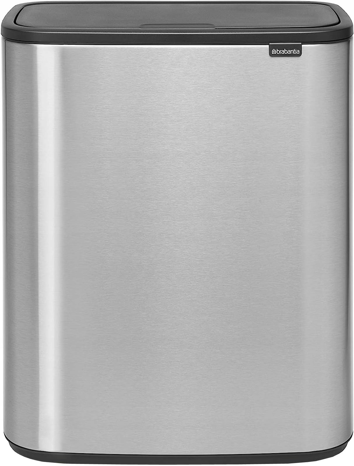 Brabantia Bo Touch Kosz 2x30L, matowy, sortowanie odpadów, Soft-Touch