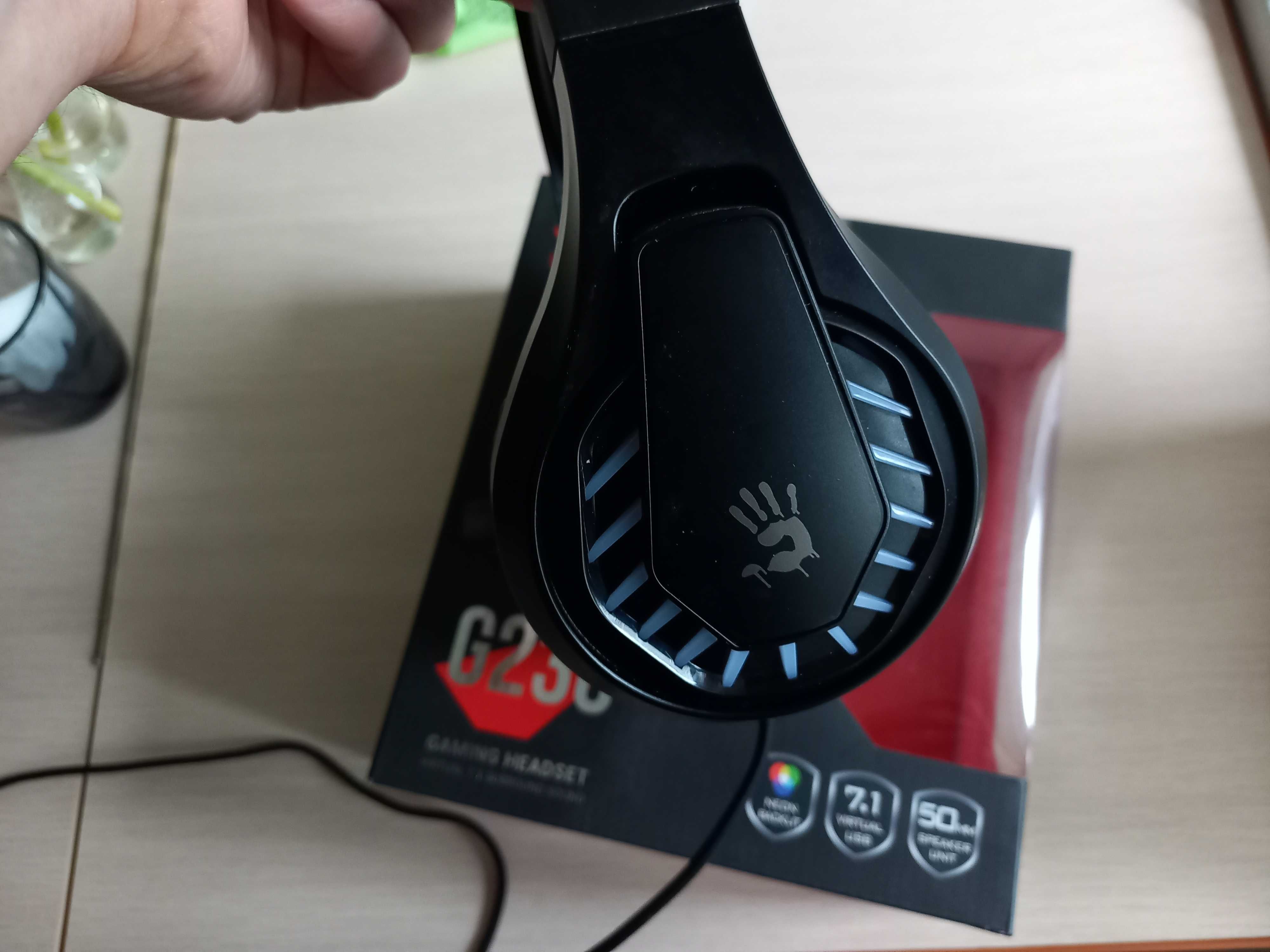 Навушники/гарнітура дротова ігрова Bloody G230 Black