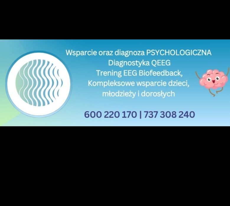 EEG Biofeedback, QEEG,  diagnoza, terapia, wsparcie, psycholog
