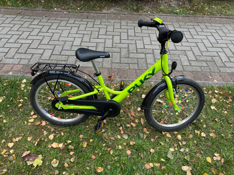 Rower dziecięcy Puky Youke 18 po przeglądzie + gratis