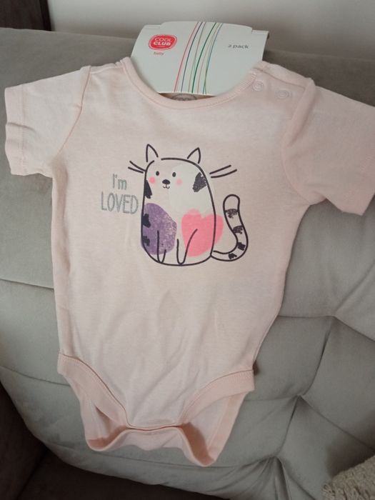 Body niemowlęce 2szt nowe