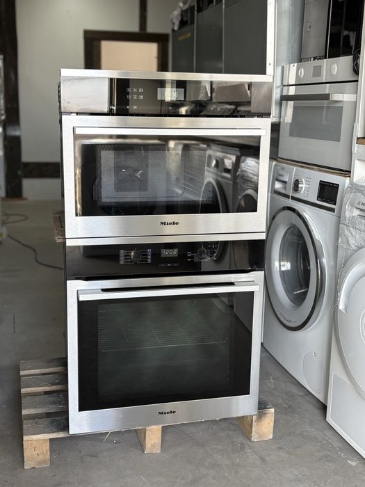 Комплект техніки Miele DGM 6301 + H2661-1B парова піч , та духова шафа