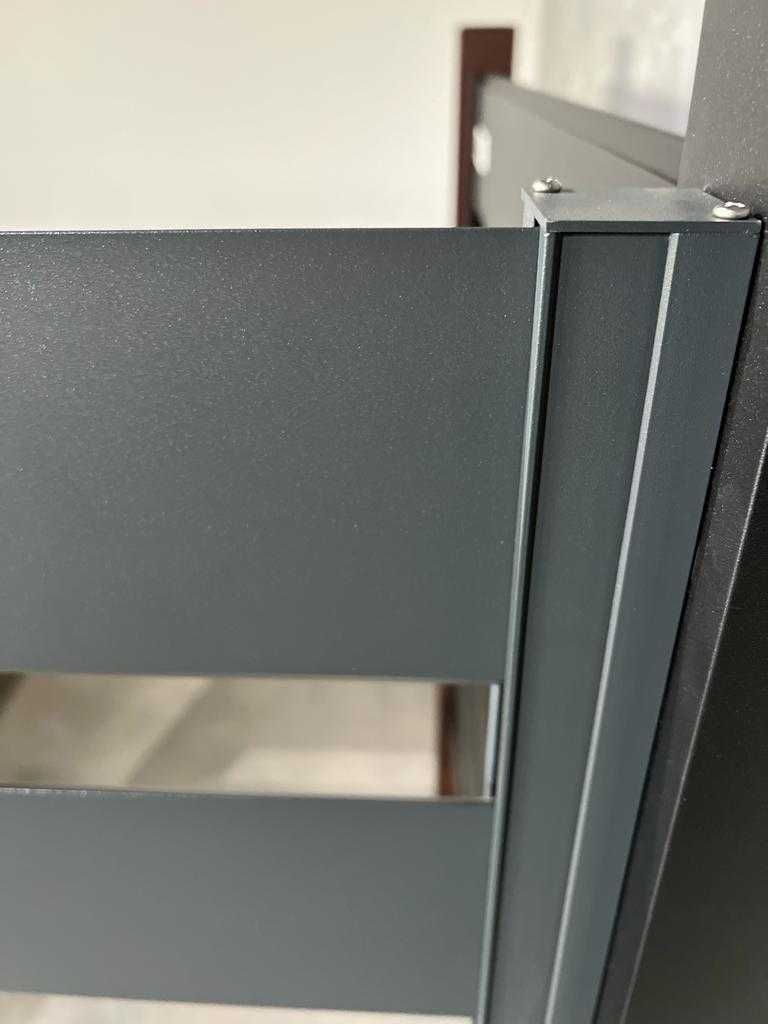 Przęsło aluminiowe ogrodzeniowe ZAMPOL 200 x 120 cm, profil 100x20