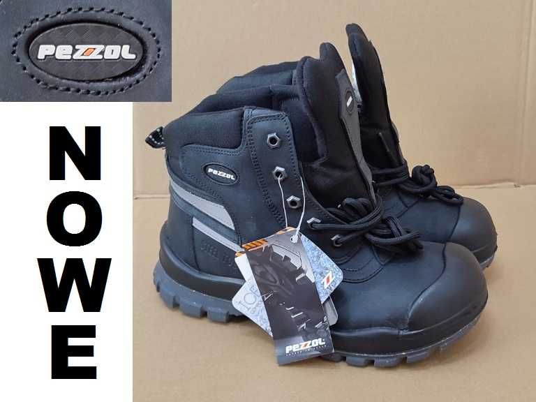 buty ochronne robocze bhp PEZZOL S3 STEEL HRO SRC r. 39 NOWE !