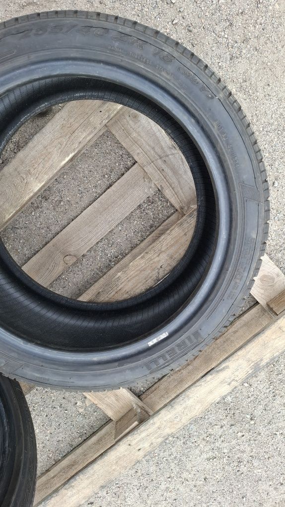 2шт 255 40 18 Pirelli пара шины б.у резина склад шиномонтаж