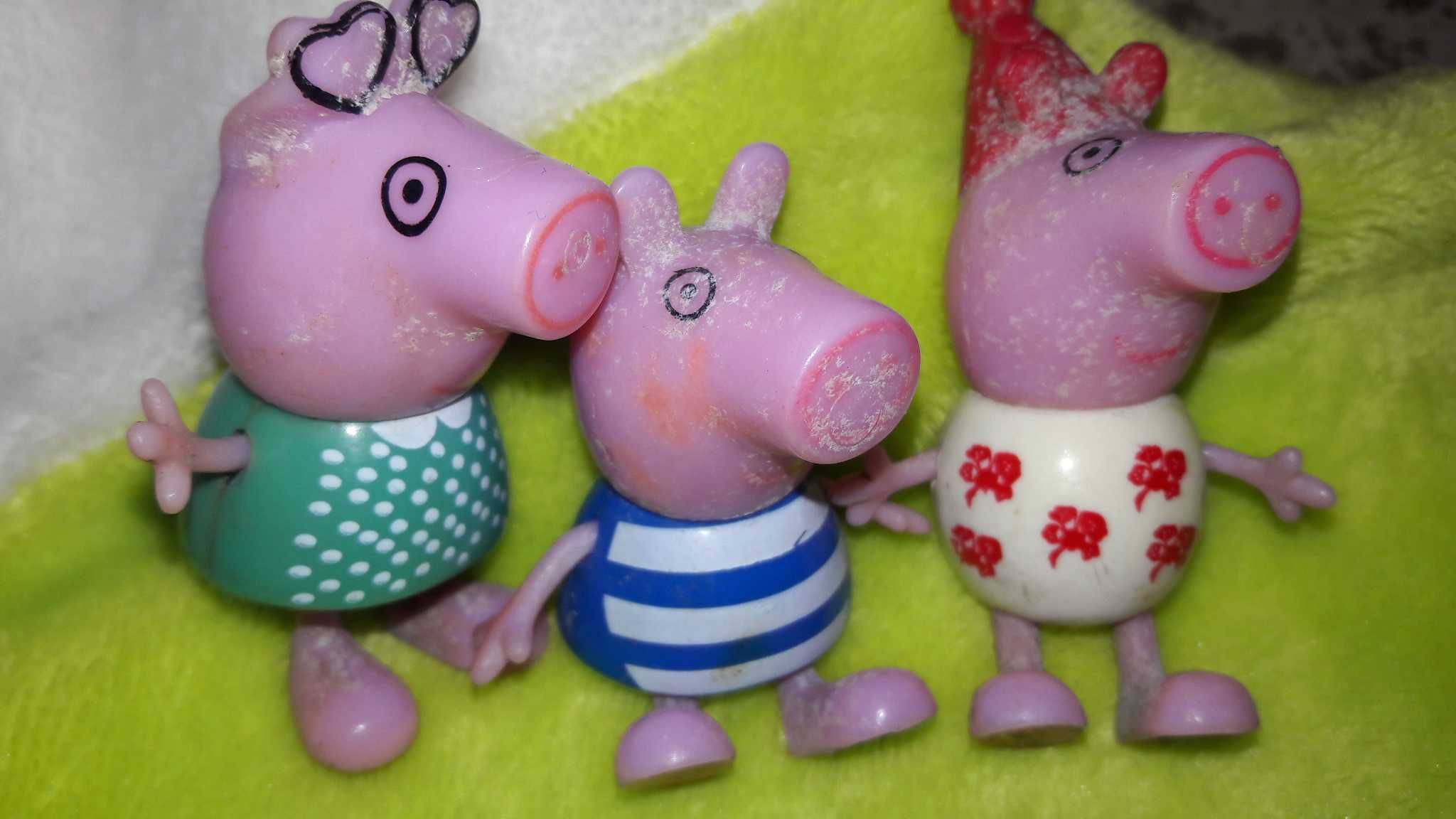 Свинка Пеппа и друзья. Фигурки Peppa Pig и семья. Игра