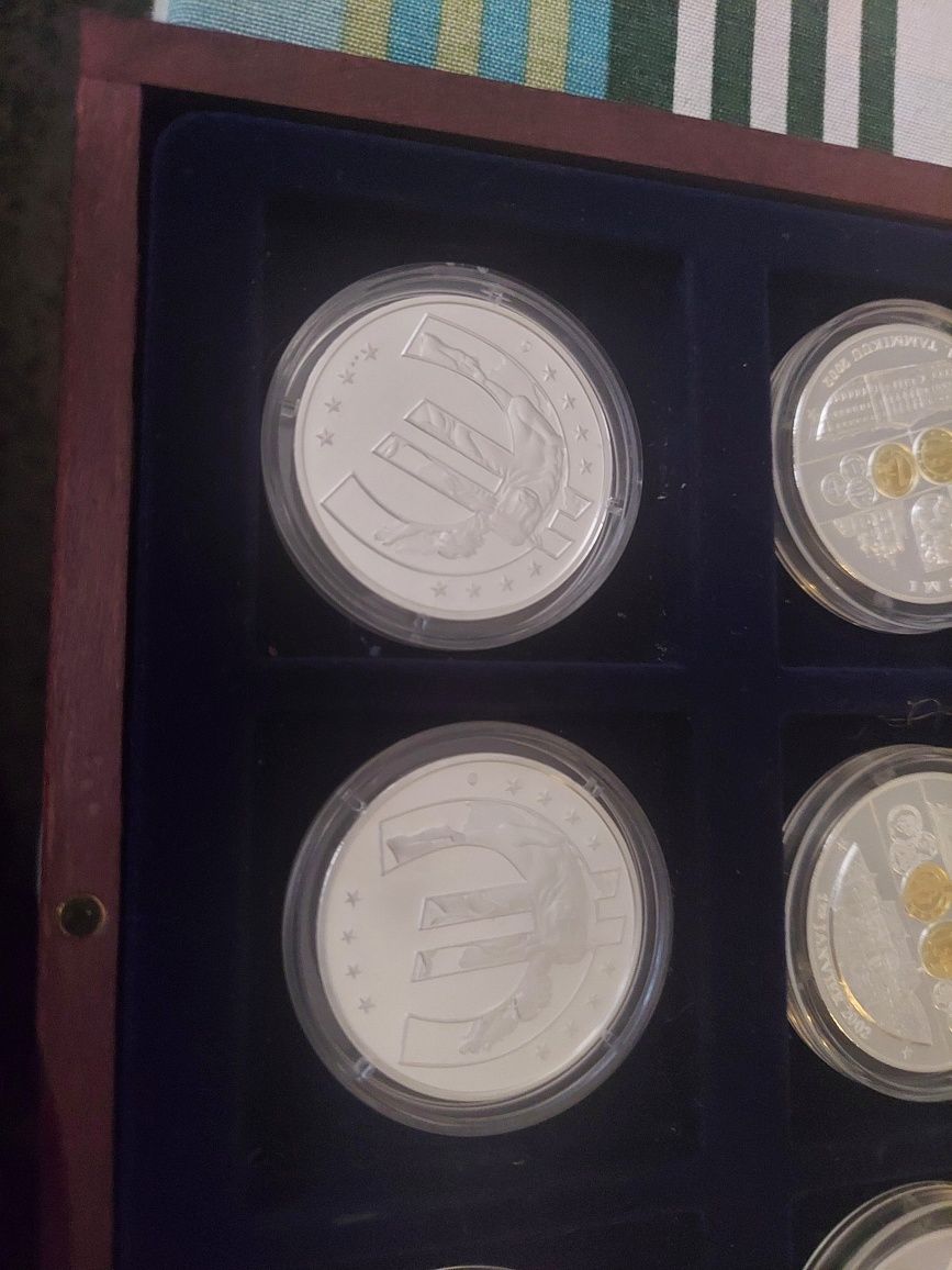 Kolekcja monet kraje europy