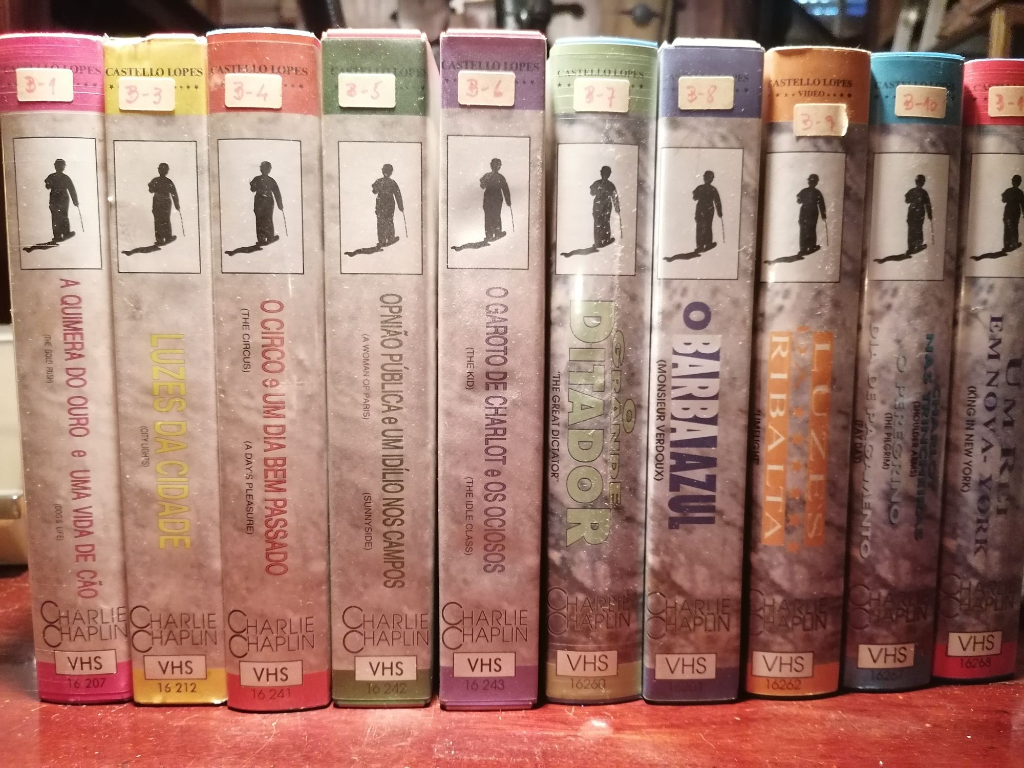 Lote de 18 cassetes VHS