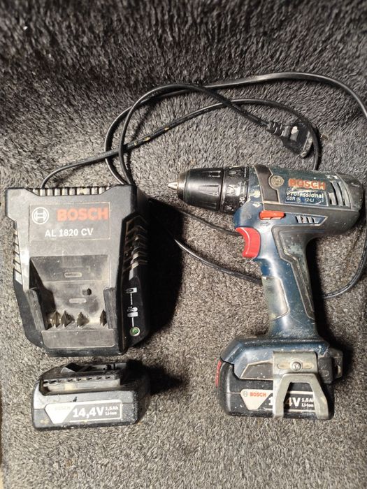 Wkrętarka Bosch GSR 18v 14,4v sprawna komplet