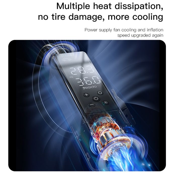 Yesido Pompka elektryczna mini kompresor VC05