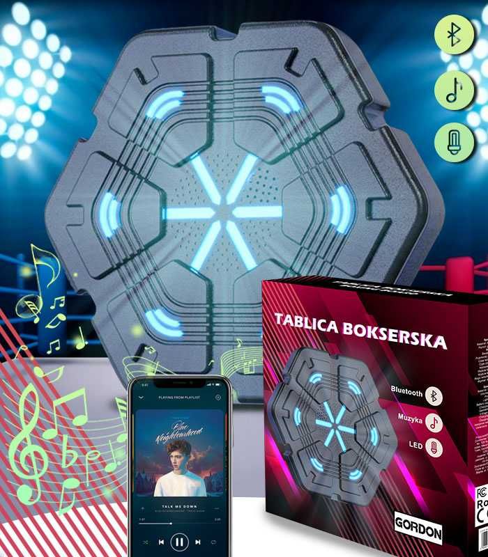 Tarcza Bokserska INTELIGENTNA Treningowa Muzyka System Bluetooth