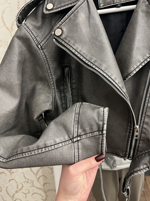 Косуха Серая, косуха з екошкіри, розмір С