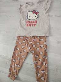 Komplet t-shirt leginsy 92 C&A Hello Kitty