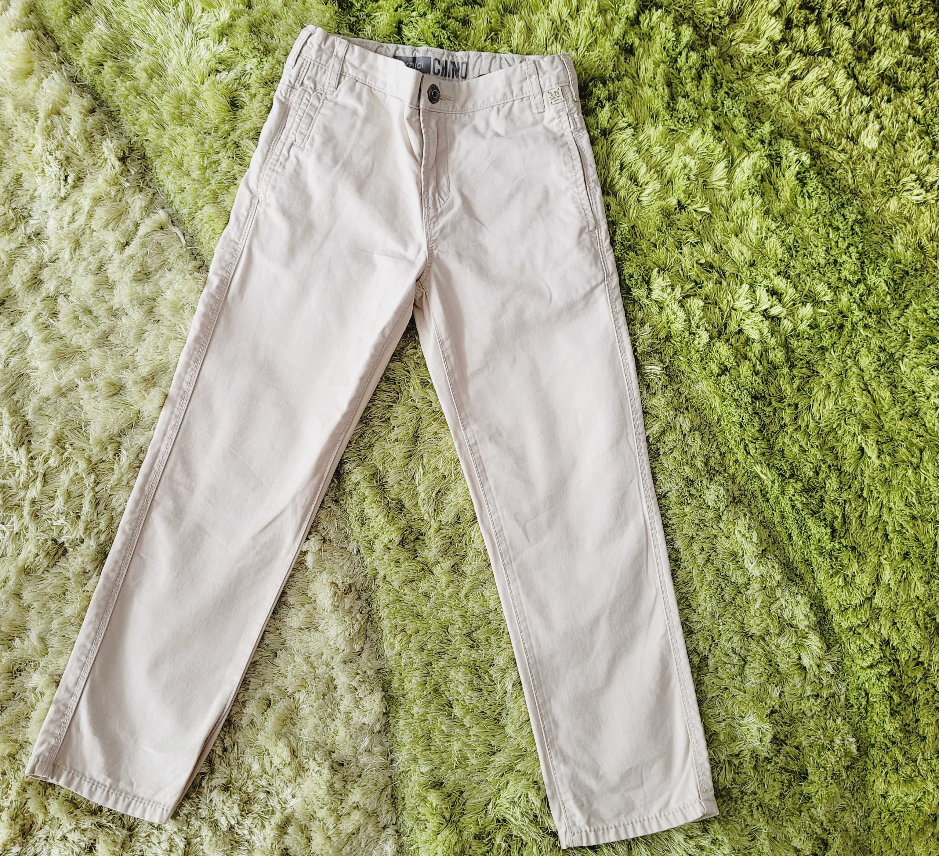 Spodnie chłopięce chinosy Okaidi rozmiar 116