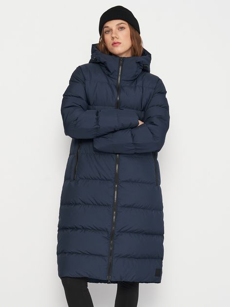 Płaszcz puchowy damski Jack Wolfskin Frozen Palace night blue L