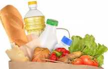 Допоможіть продуктами харчування.