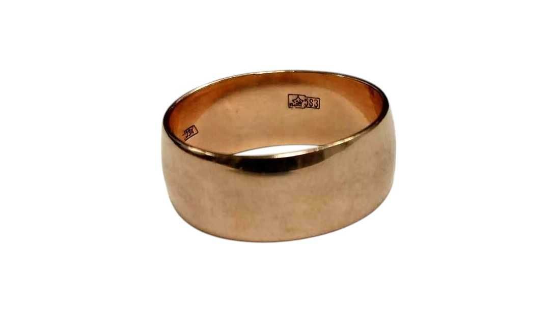 Złota obrączka 583/5,5g/16r