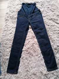 Spodnie jeansy damskie ciążowe r. 38