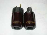 Wtyki zasilajace audio Oyaide P-079/C-079 gold