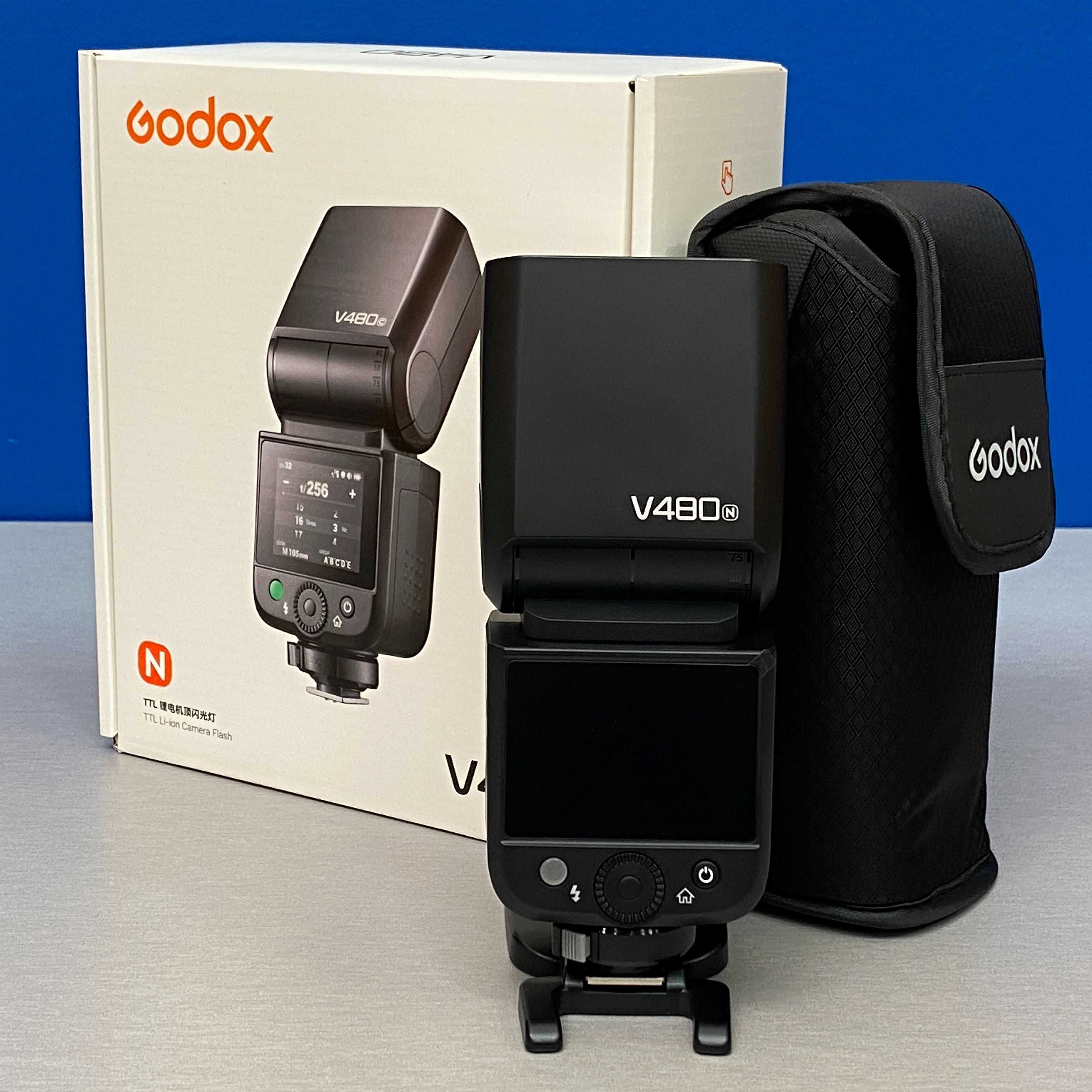 Godox Speedlite V480 (Nikon) - NOVO - 3 ANOS DE GARANTIA