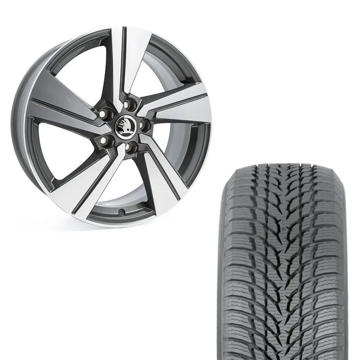 NOWE ORYGINALNE Felgi / Koła 18" - Skoda Enyaq Superb Octavia Karoq
