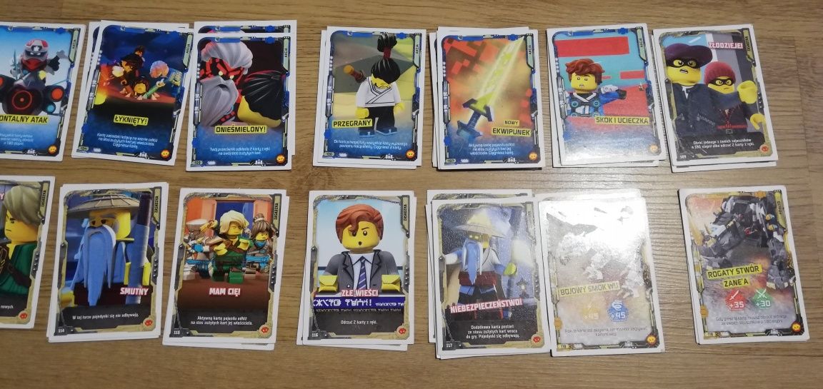 Sprzedam karty Lego Ninjago seria 5