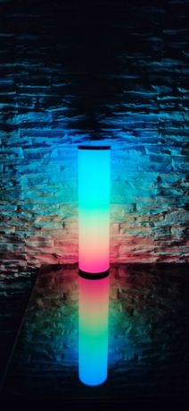 Lampka LED RGB tuba kolorowa z pilotem nocna na biurko
